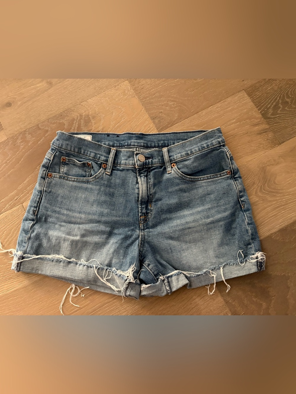 Gap Women's Distressed Denim Shorts - Blue Size 30